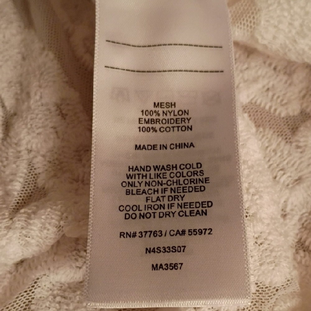 Laundry By Shelli Segal Ivory Lace Blouse - Picture 5 of 7